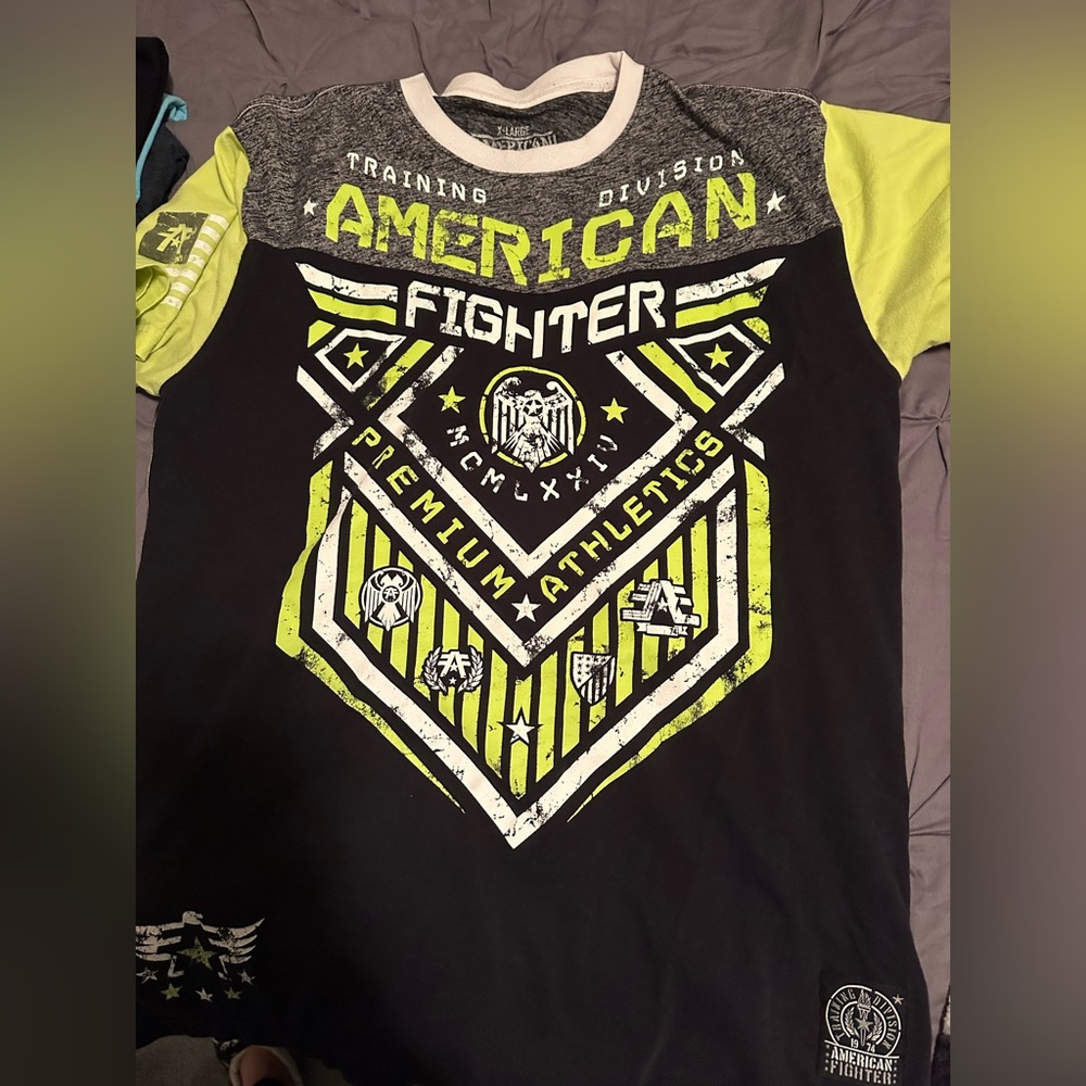 American fighter shirt